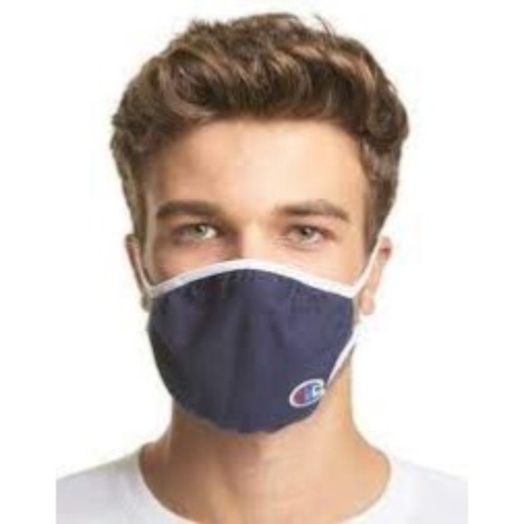 Champion 9 Adult Face Masks 3 Boxes Of 3 Black, Navy, Concrete L/XL Reusable - Picture 12 of 12